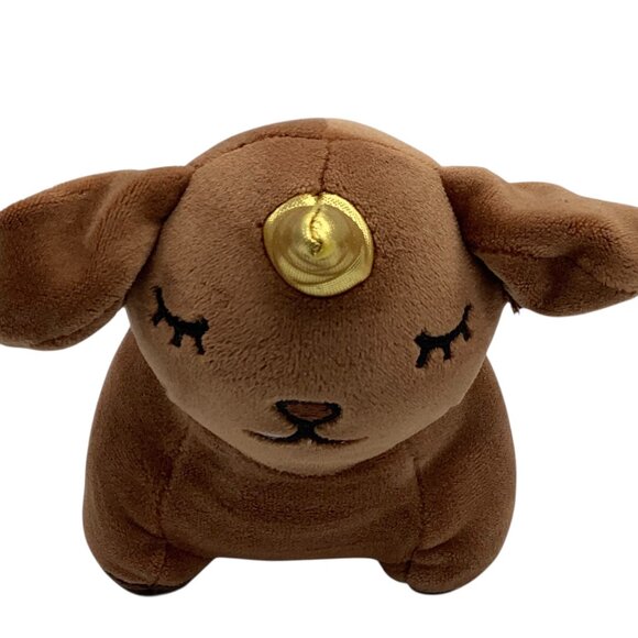 Snug A Babies Pixie Crush Dog Unicorn Brown Dogicorn 5" Plush Stuffed Animal - Picture 7 of 9